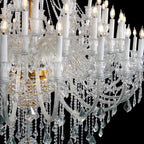 Extra Large Classic Traditional Crystal Chandelier 60/72/90 Lights for Hotel, Showroom, Foyer , Wedding Hall,Coffee Shop - fovolighting