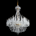 Extra Large Classic Traditional Crystal Chandelier 60/72/90 Lights for Hotel, Showroom, Foyer , Wedding Hall,Coffee Shop - fovolighting