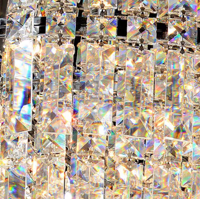 Extra Large Flush Mount Multi - tier Crystal Chandelier Modern Luxury Light Fixture For Living Room/Dining Room/Bedroom - fovolighting