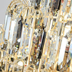 Extra Large Foyer Decorative Crystal Lighting Fixture Living Room Crystal Chandelier For Entryway Staircase - fovolighting