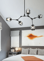 Extra Large Industrial Fashion Branch Multiple Glass Pendant Chandelier for Living/Dining Room - fovolighting