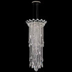Extra Large Light Luxury Stairwell Crystal Tassel Chandelier for Staircase/High Floor Hall/Loft - fovolighting