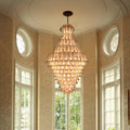 Extra Large Luxury Multi - tier Gold CrystalChandelier for Stairs/Large High - ceiling Room - fovolighting