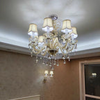Extra Large Luxury Multi - Tiered Crystal Pendant Chandelier for High - Ceiling Rooms - fovolighting