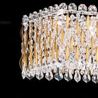 Extra Large Luxury Rectangle Crystal Pendant Chandelier for Living/Dining Room/Kitchen Island - fovolighting