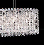 Extra Large Modern Fashion Oval Crystal Pendant Chandelier for Dining Room/Kitchen Island - fovolighting