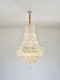 Extra Large Multi - layer Modern Light Luxury Crystal Chandelier for Living / Dining Room / Villa - fovolighting