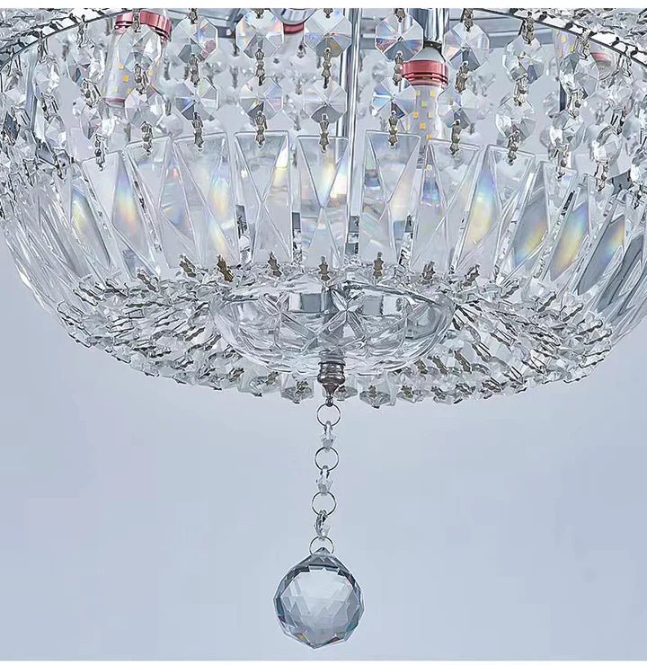 Extra Large Multi - layer Modern Light Luxury Crystal Chandelier for Living / Dining Room / Villa - fovolighting