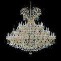 Extra Large Multi - layers Luxury Candle Branch Crystal Chandelier for Living Room/Foyer/Stairs - fovolighting