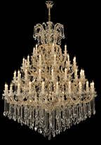 Extra Large Multi - tiered Candle Light Crystal Chandelier for Hotel/Restaurant - fovolighting
