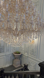 Extra Large Multi - tiered Candle Light Crystal Chandelier for Hotel/Restaurant - fovolighting