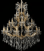 Extra Large Multi - tiered Candle Light Crystal Chandelier for Hotel/Restaurant - fovolighting
