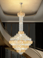 Extra Large Multi - tiered Empire Crystal Chandelier for Big Hallway/Foyer/Staircase - fovolighting