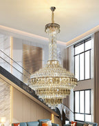 Extra Large Multi - tiered Empire Crystal Chandelier for Big Hallway/Foyer/Staircase - fovolighting