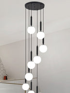 Extra Large Nordic Minimalist Long Pendant Light for Spiral Staircase/High - ceiling Room - fovolighting