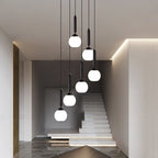 Extra Large Nordic Minimalist Long Pendant Light for Spiral Staircase/High - ceiling Room - fovolighting