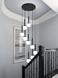 Extra Large Nordic Minimalist Long Pendant Light for Spiral Staircase/High - ceiling Room - fovolighting