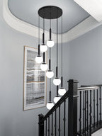 Extra Large Nordic Minimalist Long Pendant Light for Spiral Staircase/High - ceiling Room - fovolighting