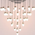 Extra Large Post - Modern Multi - tier Chandelier for High - ceiling Room/Stairs - fovolighting