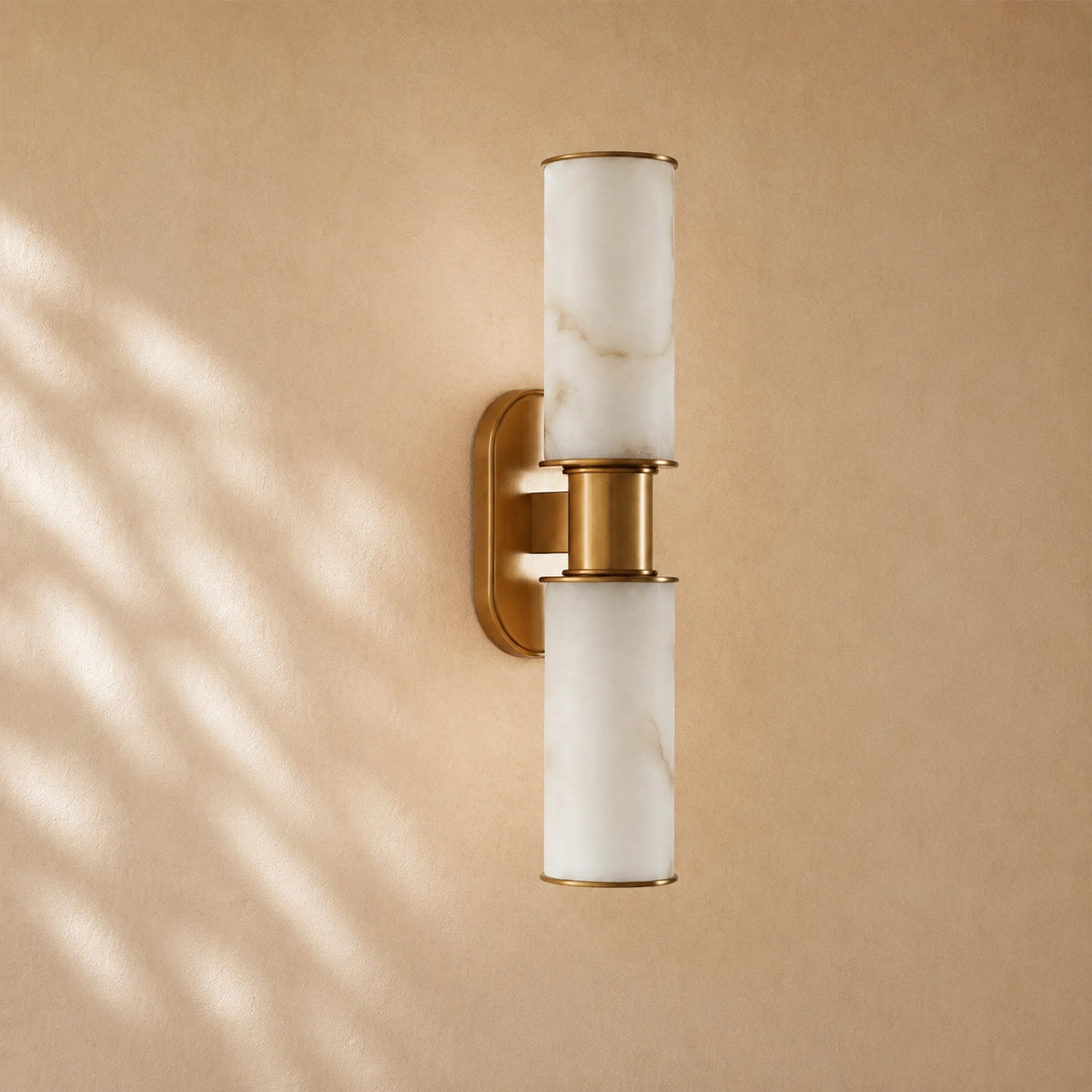 Harlin 2-Light Wall Sconce in Alabaster