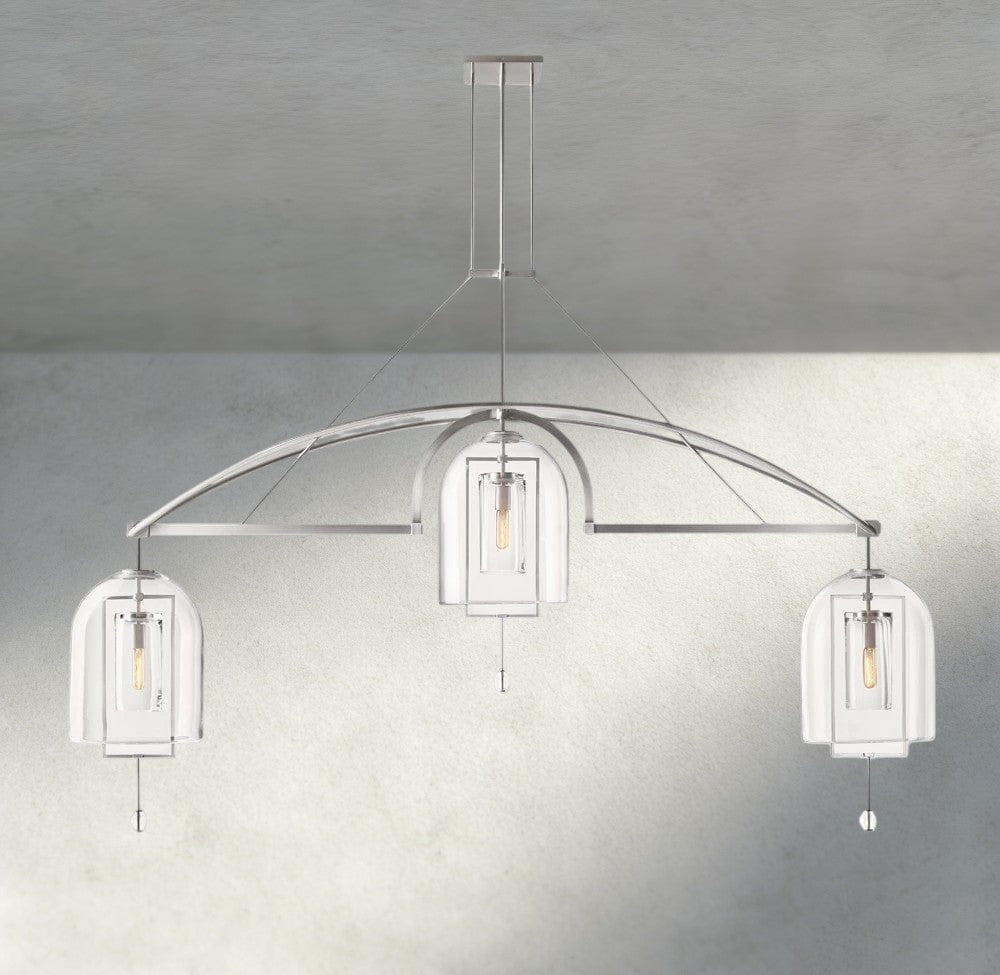 Falcin Grand Linear Chandelier 61", 73", 85" - fovolighting