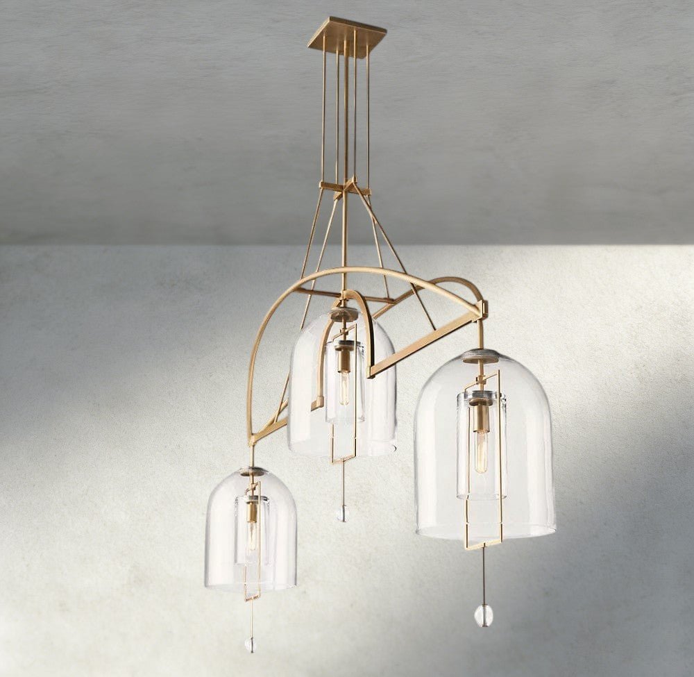 Falcin Grand Linear Chandelier 61", 73", 85" - fovolighting