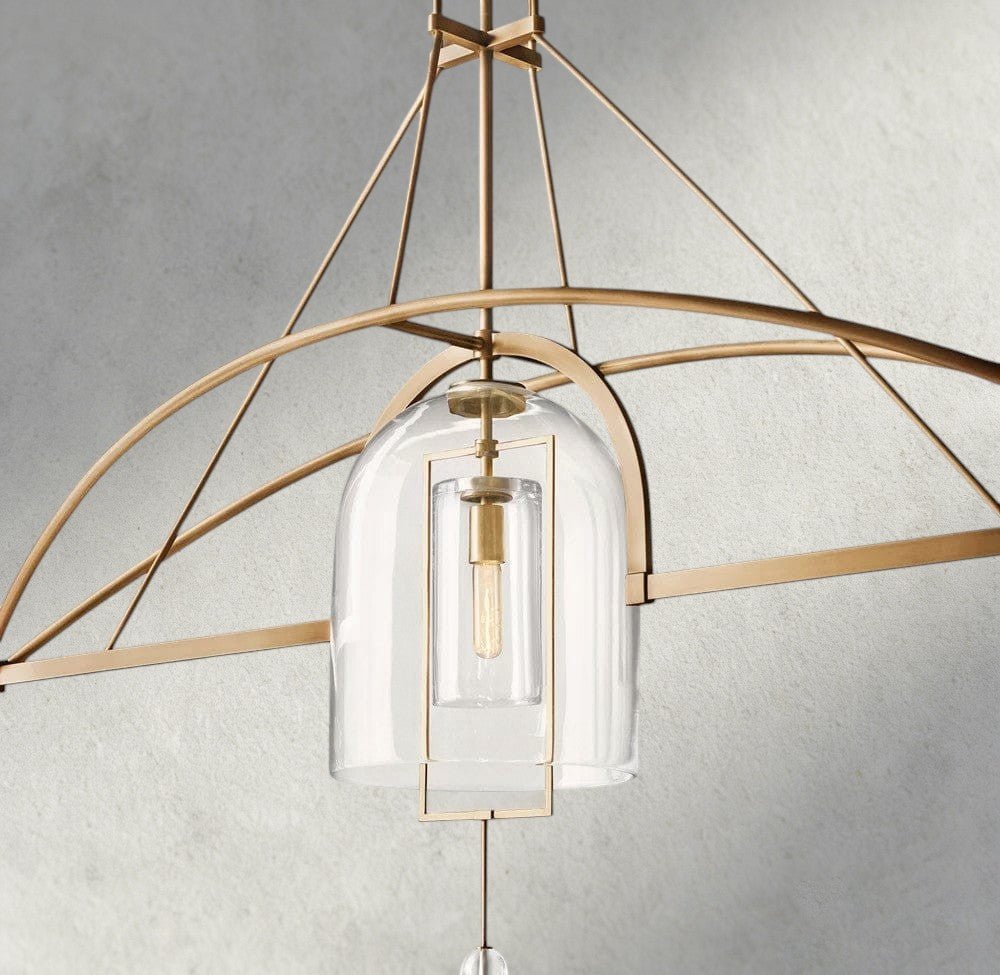 Falcin Grand Linear Chandelier 61", 73", 85" - fovolighting