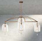 Falcin Grand Linear Chandelier 61", 73", 85" - fovolighting