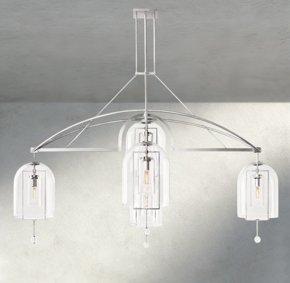 Falcin Grand Linear Chandelier 61", 73", 85" - fovolighting