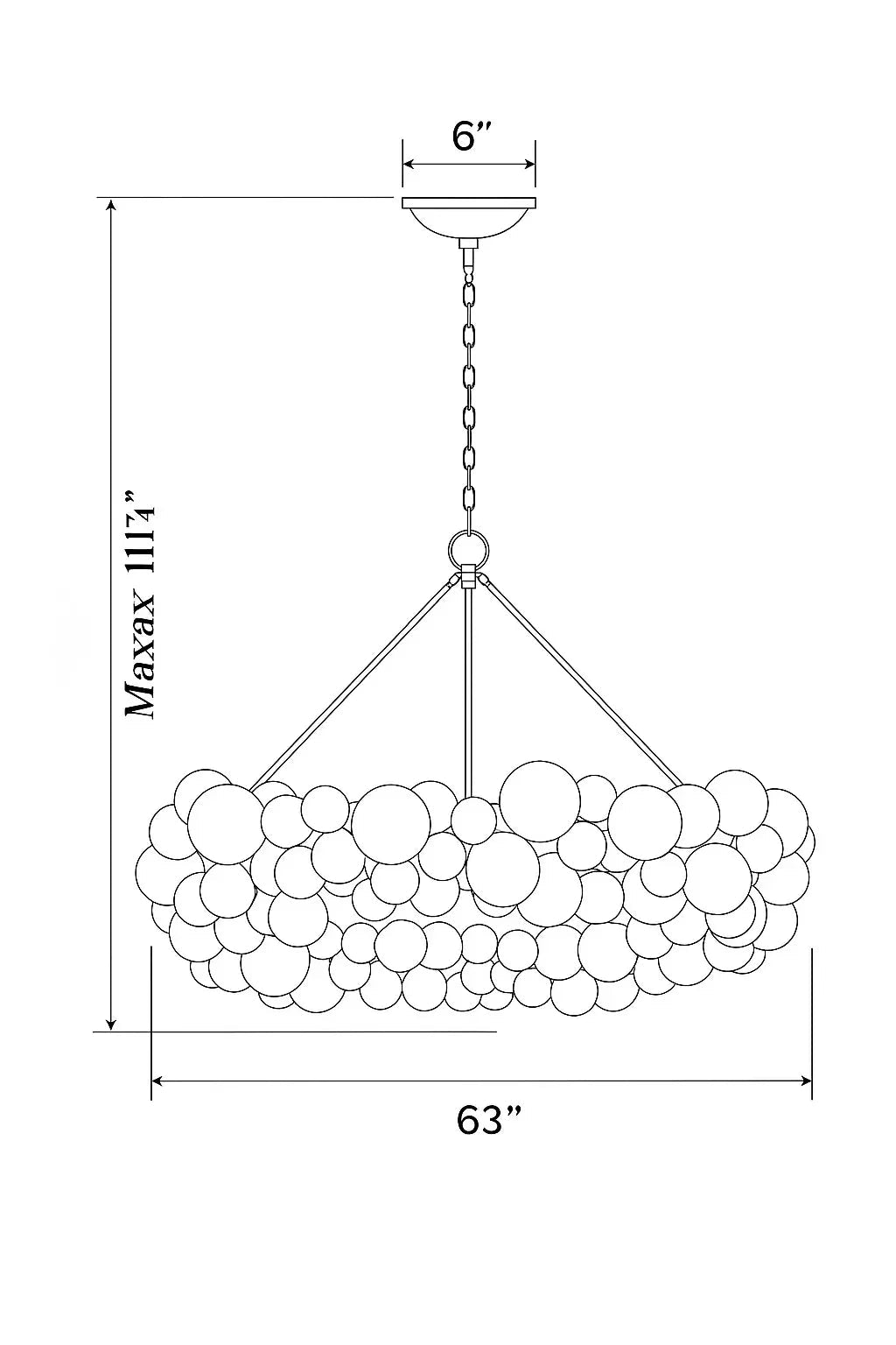 Falia Ring Chandelier - fovolighting
