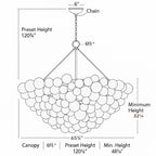 Falia Round Chandelier - fovolighting