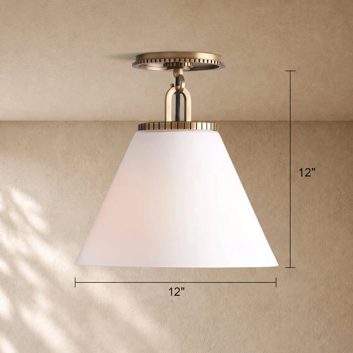 Wescoti Cone Flush Mount