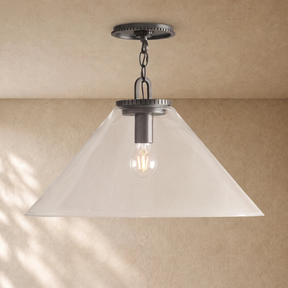 Wescoti Cone Flush Mount