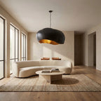 Finn Hammered Metal Dome Pendant - fovolighting