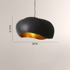 Finn Hammered Metal Dome Pendant - fovolighting