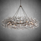 Fiore Crown Chandelier 39" 48" 60" - fovolighting