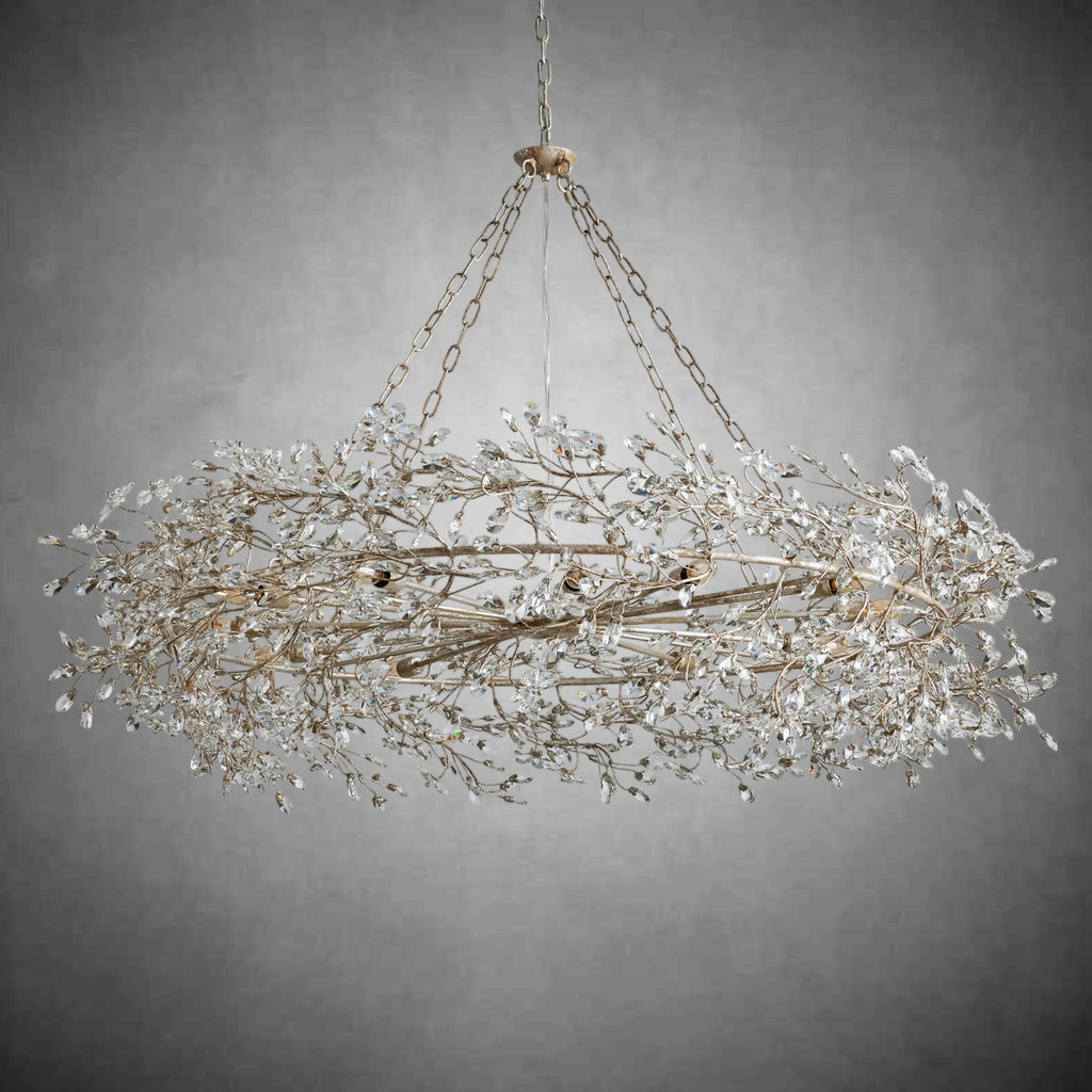 Fiore Crown Chandelier 39" 48" 60" - fovolighting