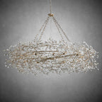 Fiore Crown Chandelier 39" 48" 60" - fovolighting