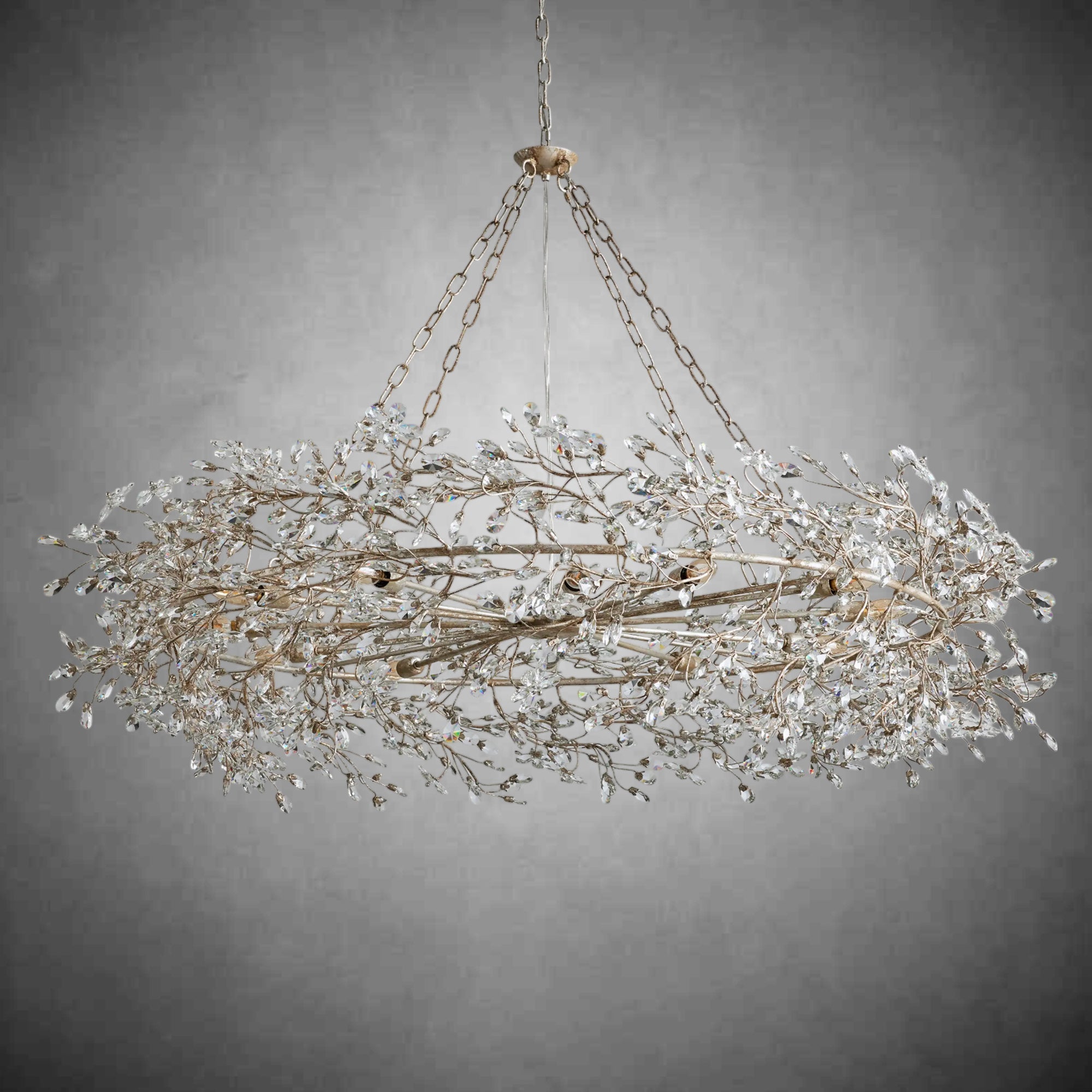 Fiore Crown Chandelier 39" 48" 60" - fovolighting