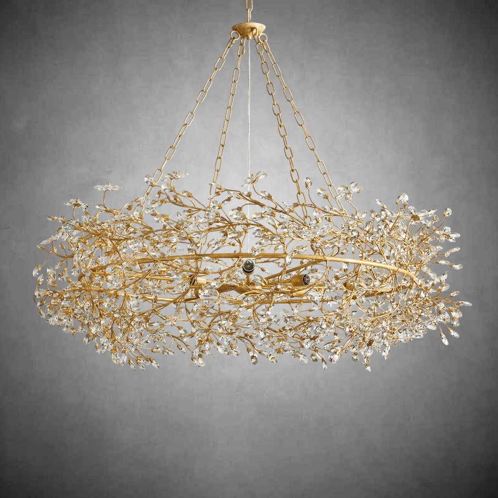 Fiore Crown Chandelier 39" 48" 60" - fovolighting