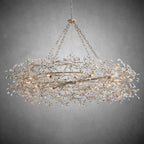 Fiore Crown Chandelier 39" 48" 60" - fovolighting
