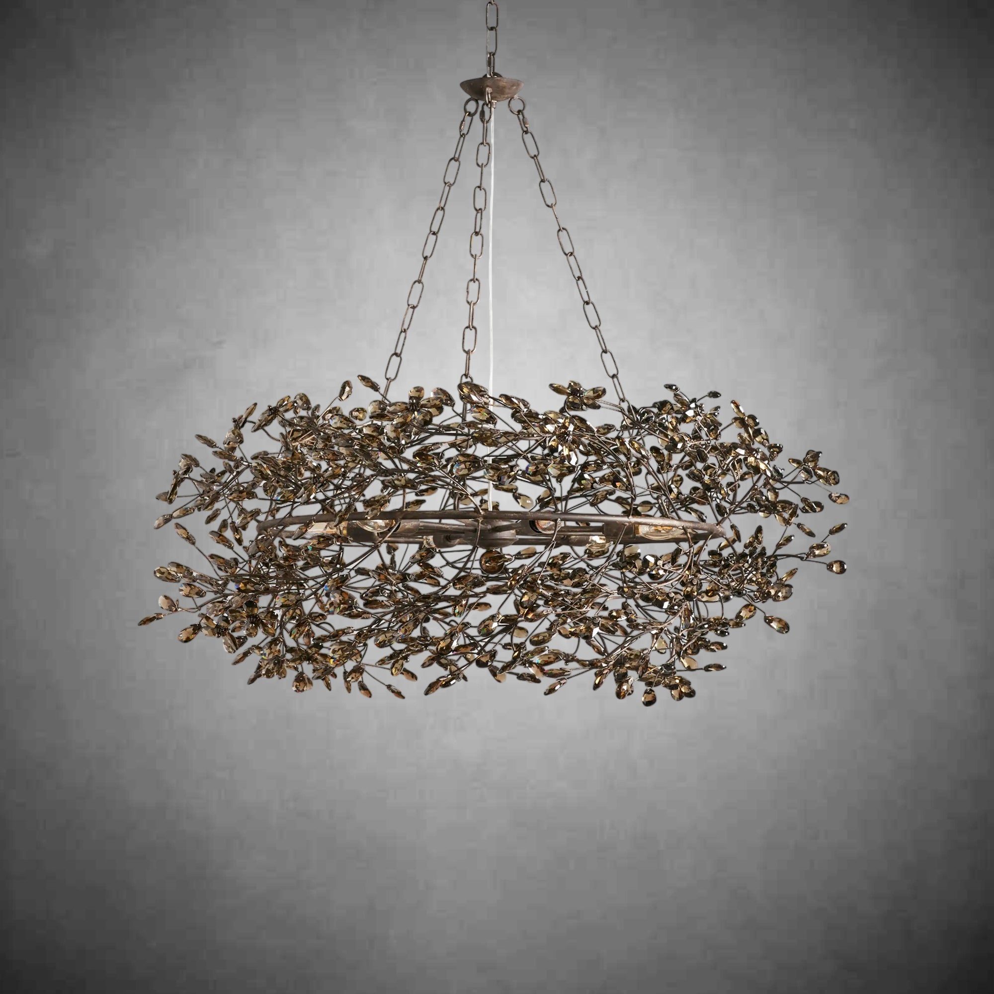 Fiore Crown Chandelier 39" 48" 60" - fovolighting