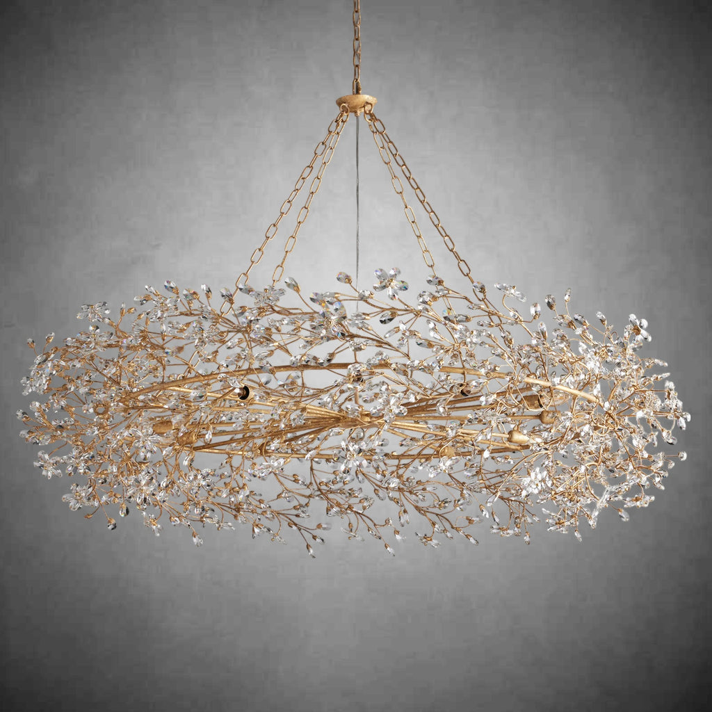 Fiore Crown Chandelier 39" 48" 60" - fovolighting