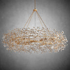 Fiore Crown Chandelier 39" 48" 60" - fovolighting