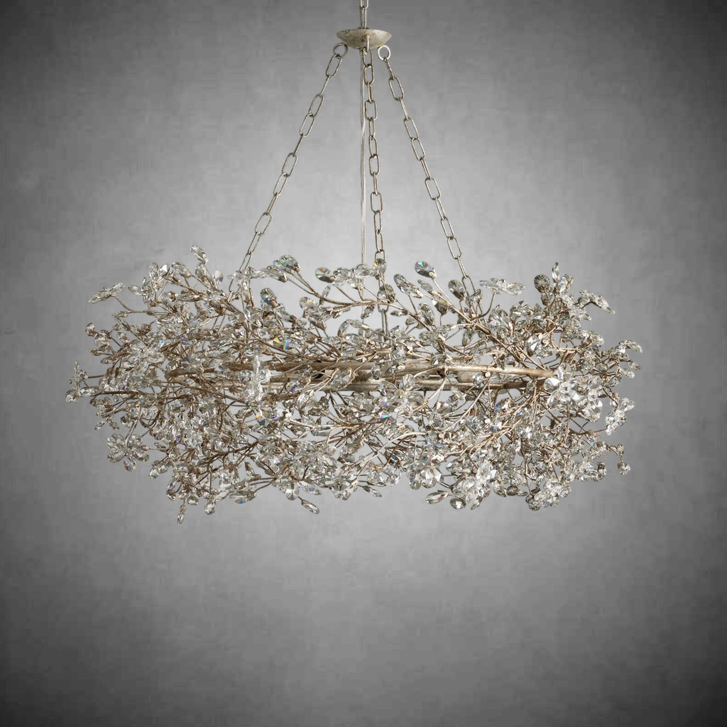 Fiore Crown Chandelier 39" 48" 60" - fovolighting