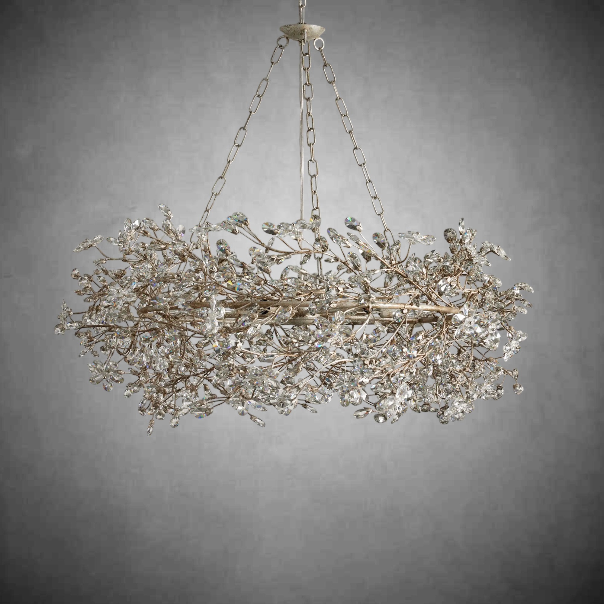 Fiore Crown Chandelier 39" 48" 60" - fovolighting
