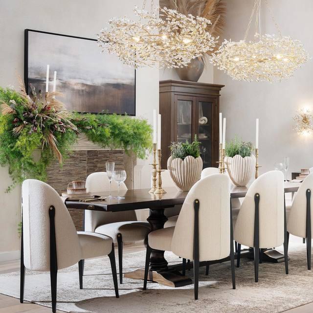 Fiore Crown Chandelier 39" 48" 60" - fovolighting