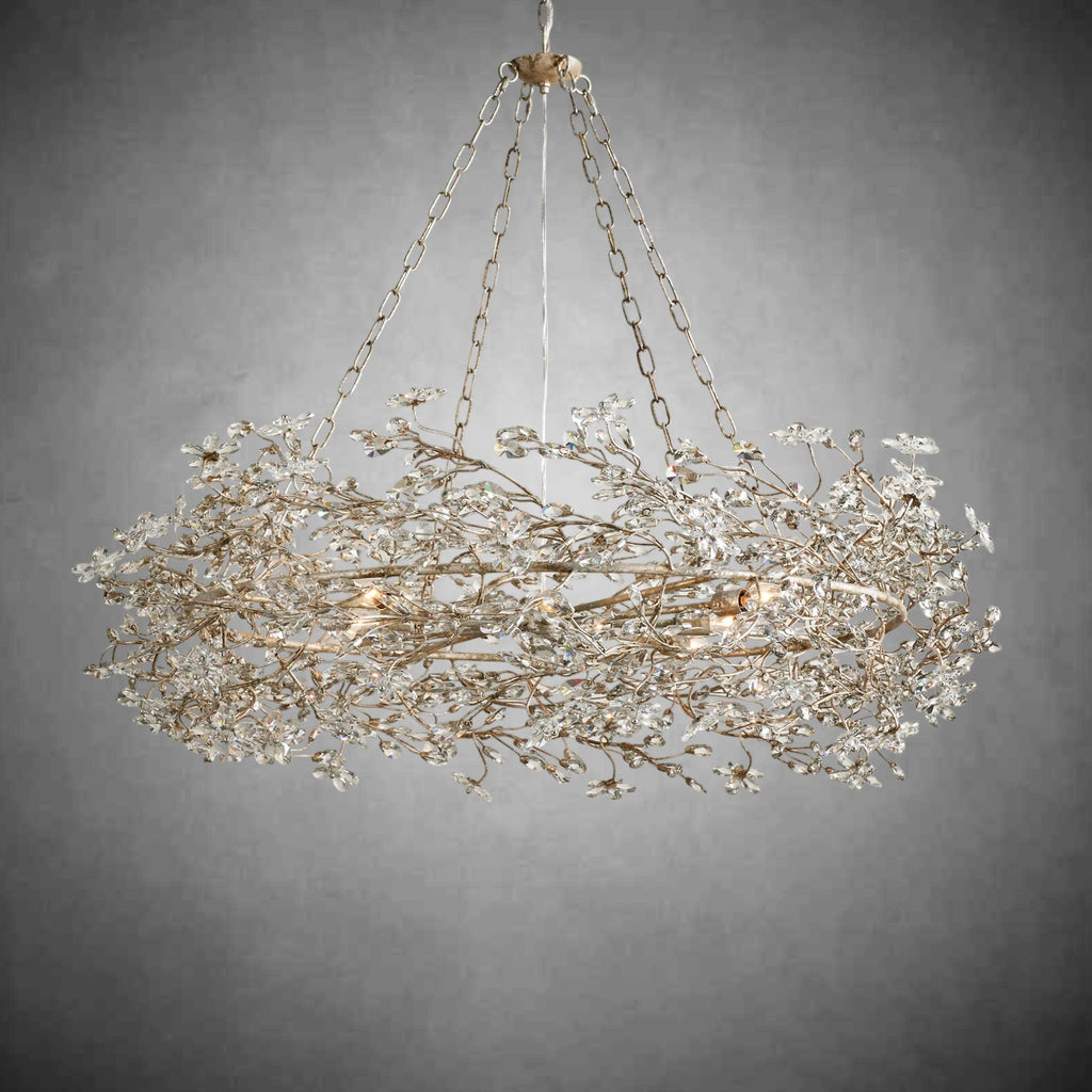 Fiore Crown Chandelier 39" 48" 60" - fovolighting
