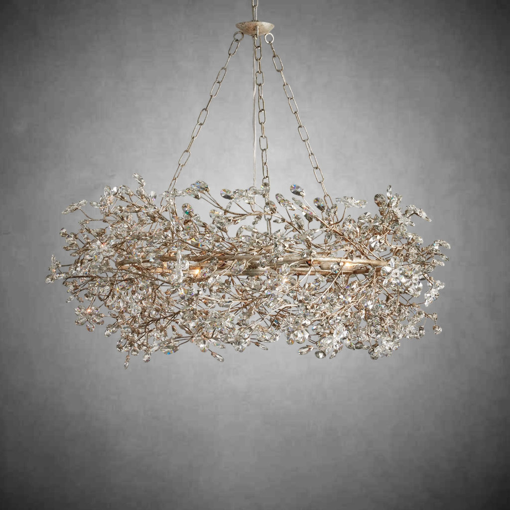 Fiore Crown Chandelier 39" 48" 60" - fovolighting