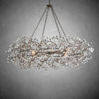 Fiore Crown Chandelier 39" 48" 60" - fovolighting
